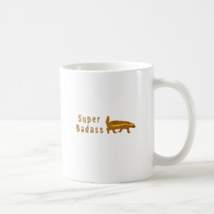Super Badass Honey Badger - Vintag Kaffeetasse