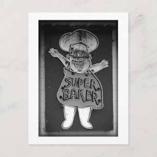 Super Baker Postkarte