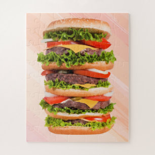 Super Big Hamburger Grand Puzzle de pièces