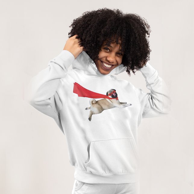 Super Biscuit Flying Mops Dog Vater Mama Hoodie (Von Creator hochgeladen)