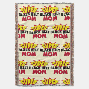 Super Black Belt Mama Decke