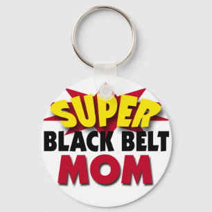 Super Black Belt Mama Schlüsselanhänger