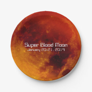 Super Blood Moon Eclipse 2019 Pappteller