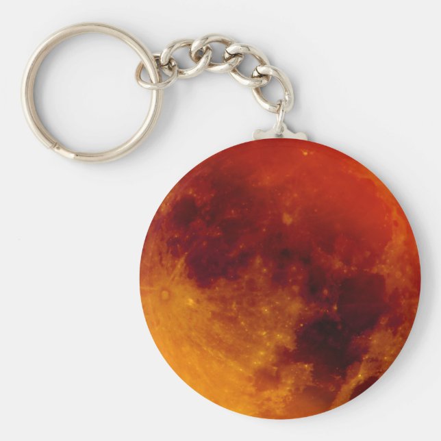Super Blue Blood Moon Schlüsselanhänger (Vorne)