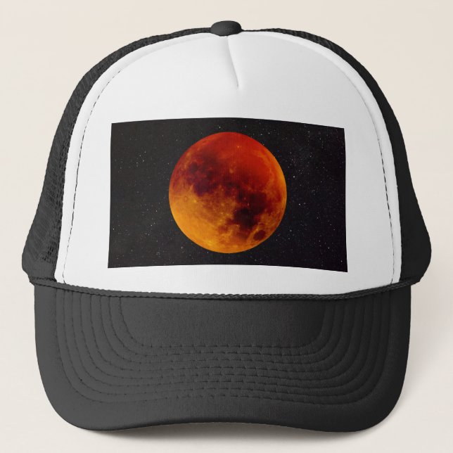 Super Blue Blood Moon Truckerkappe (Vorderseite)