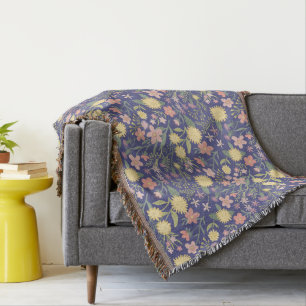 Super Blütenschrott Decke romantische Blüte
