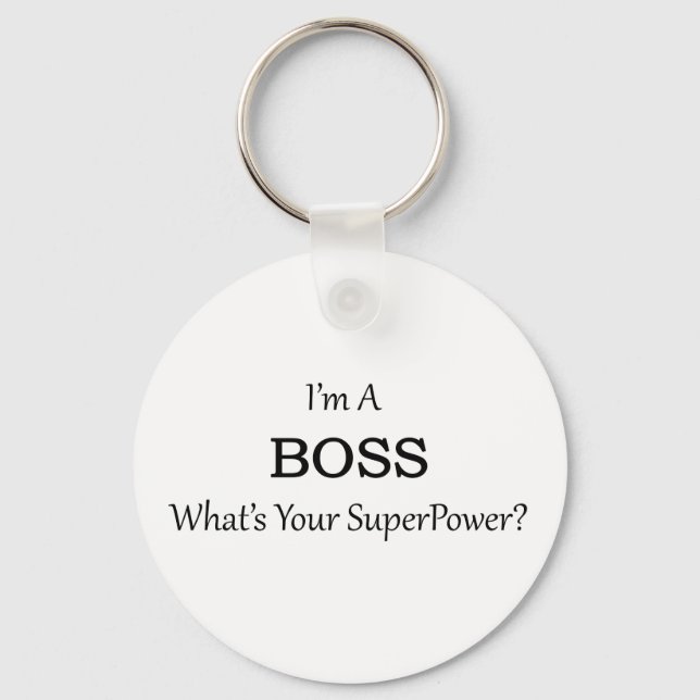 Super Boss Schlüsselanhänger (Vorderseite)