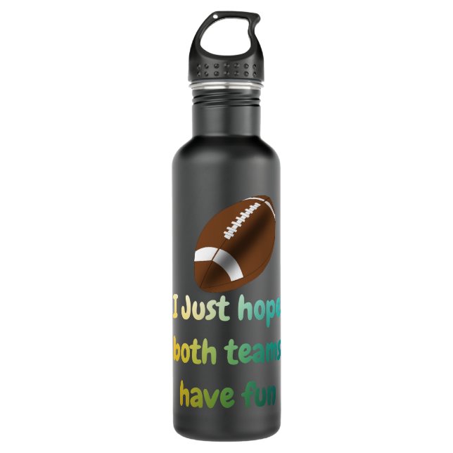 Super bowl shirt edelstahlflasche (Vorderseite)