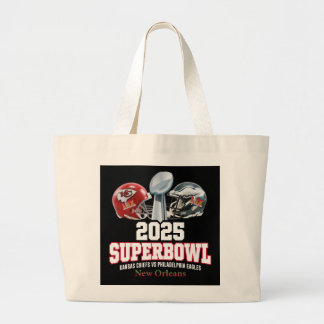 Super Bowl Showdown 2025 Jumbo Stoffbeutel