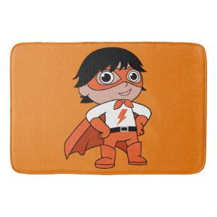 Super Boy Action Hero Badematte