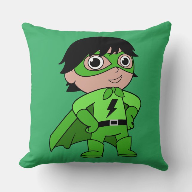 Super Boy Action Hero Kissen (Vorderseite)
