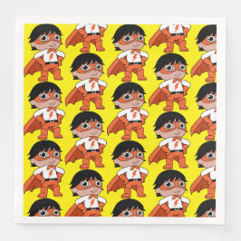 Super Boy Action Hero Serviette