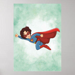 Super Boy Adventure Poster - Fun Kids Factory