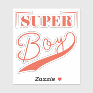 Super Boy Aufkleber