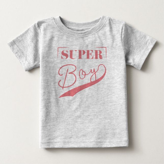Super Boy Baby T-shirt (Vorderseite)