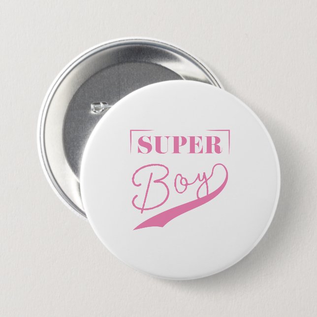 Super Boy Button (Vorne & Hinten)