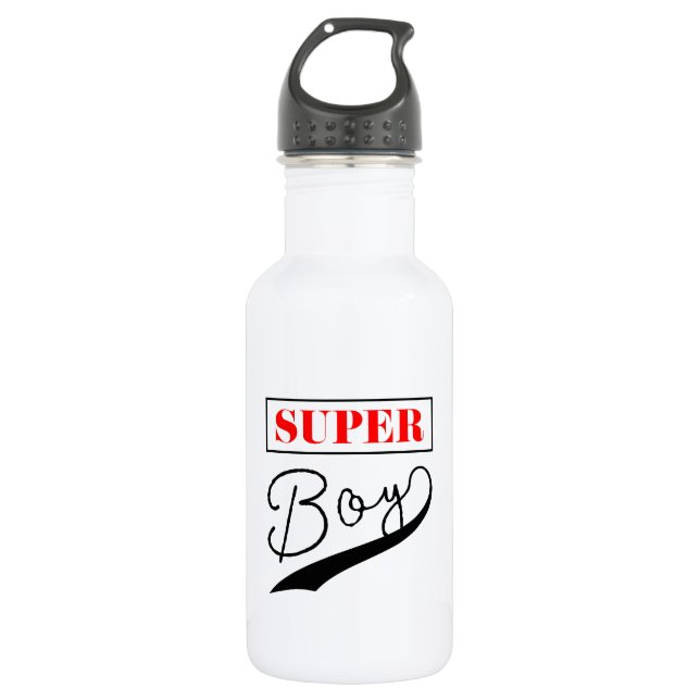 Super Boy Edelstahlflasche (Vorderseite)