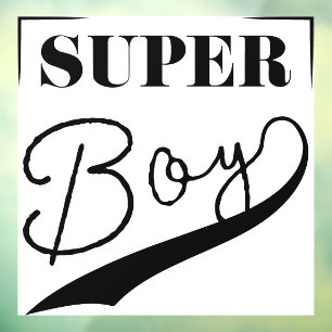 Super Boy Fensteraufkleber