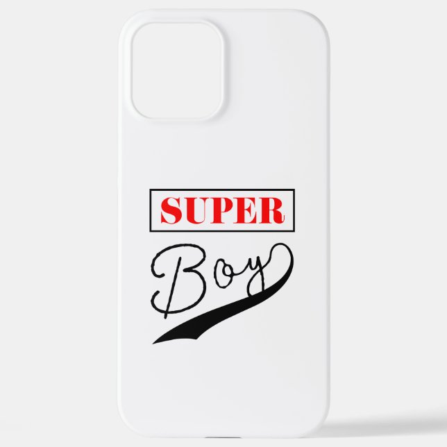 Super Boy iPhone 12 Pro Max Hülle (Rückseite)