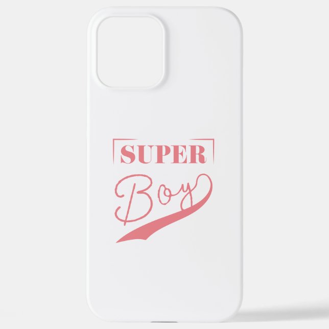 Super Boy iPhone 12 Pro Max Hülle (Rückseite)