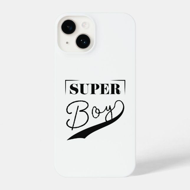 Super Boy iPhone 14 Hülle (Rückseite)