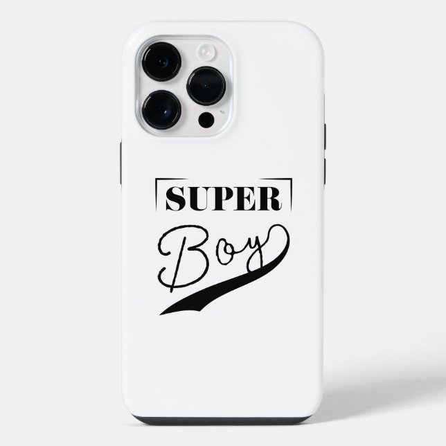 Super Boy iPhone 14 Pro Max Hülle (Rückseite)