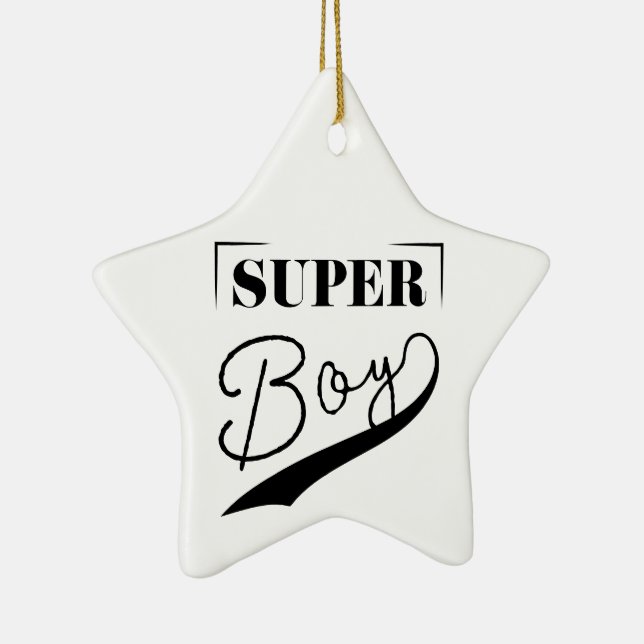 Super Boy Keramik Ornament (Rechts)