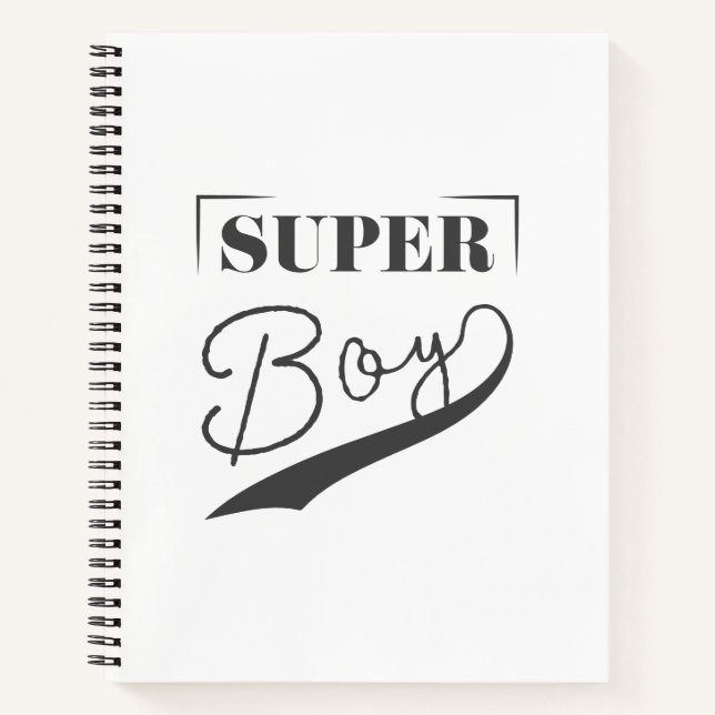 Super Boy Notizbuch (Vorderseite)