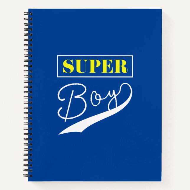 Super Boy Notizbuch (Vorderseite)