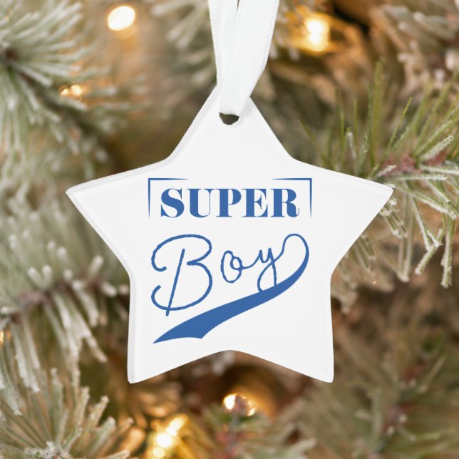 Super Boy Ornament (Baum)