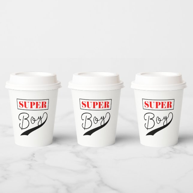 Super Boy Pappbecher (Multi)
