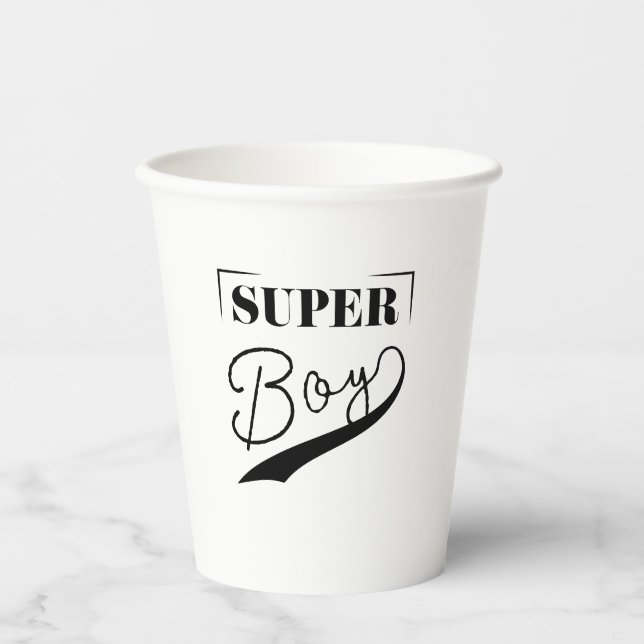 Super Boy Pappbecher (Vorderseite)
