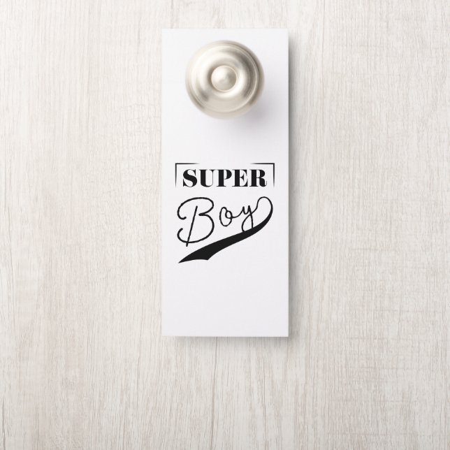 Super Boy Türanhänger (Auf Knauf)