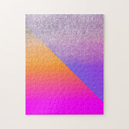 Super Bright Zwei-Tone-Geometrie-Dreieck-Glitzer