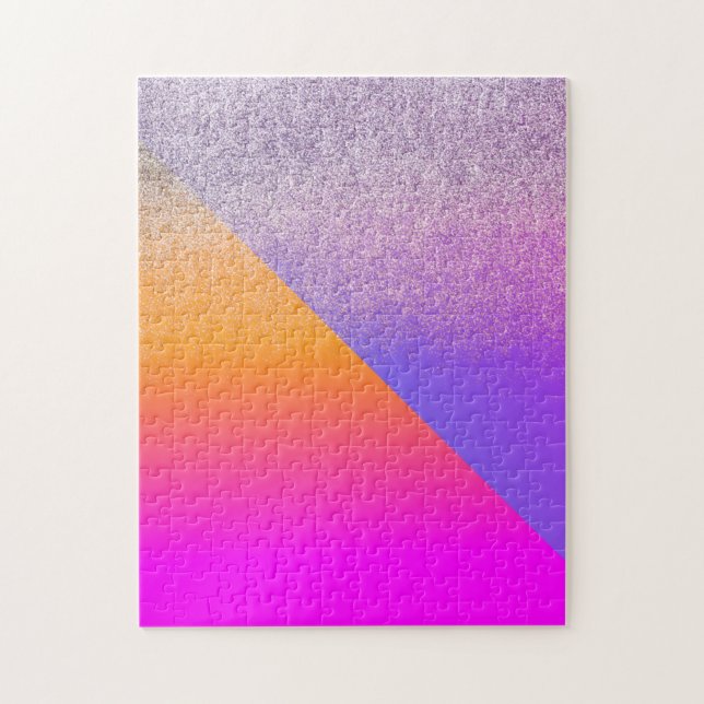 Super Bright Zwei-Tone-Geometrie-Dreieck-Glitzer (Vertikal)