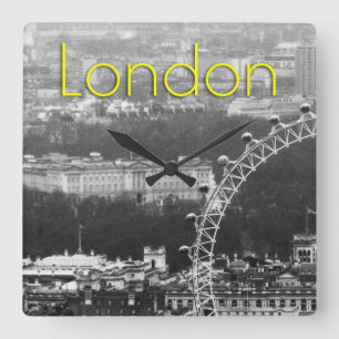 Super! Buckingham Palace London Quadratische Wanduhr
