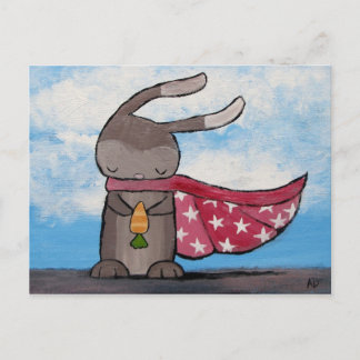 Super Bunny Postkarte