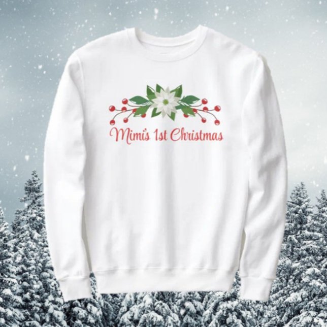 Super cadeau ! Premier Sweatshirt de Noël de Mimi (Créateur téléchargé)