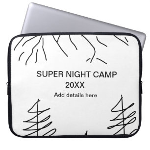 Super Camp Sommer Winter Name Jahr Reise Impfung Laptopschutzhülle