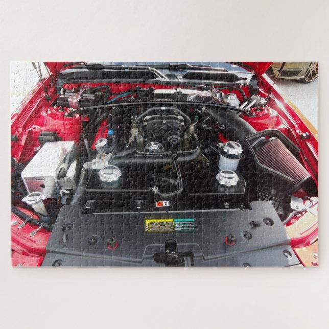 Super Car Motor Puzzle (Horizontal)