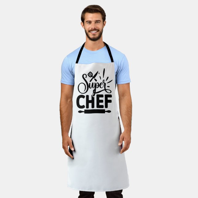 Super Chef Küchenschürze mit Werkzeugen Schürze (Getragen)