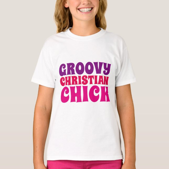 SUPER CHRISTIAN CHICK, T-shirts pour filles (Devant)