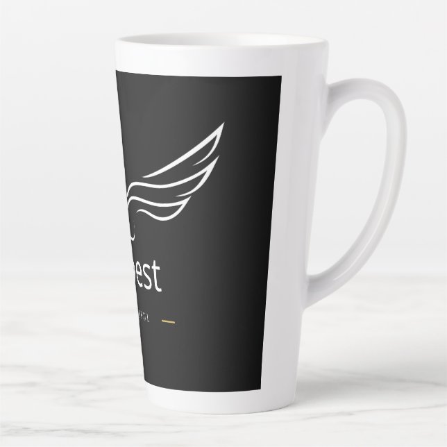 Super Coffee Cup Design – Bold & Heroic Style for  Milchtasse (Rechts)