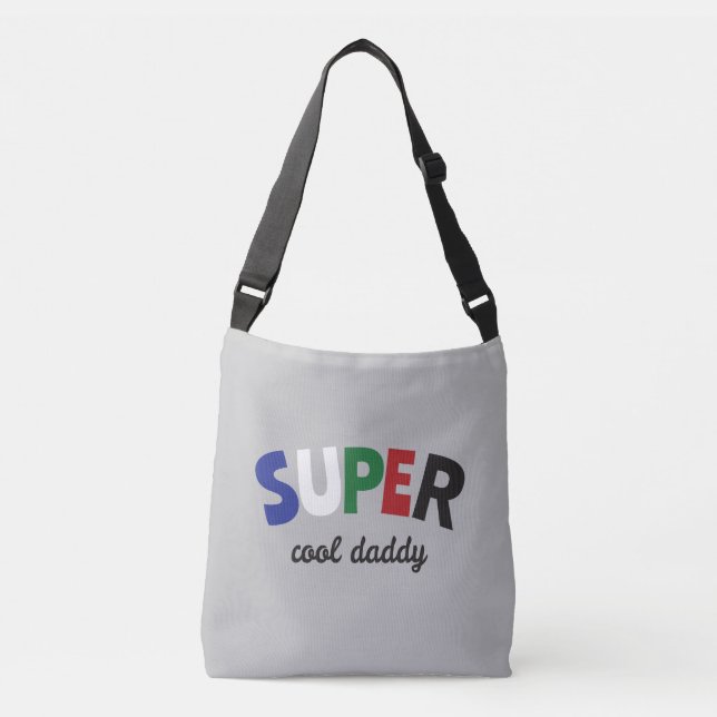 Super cool Daddy Tragetaschen Mit Langen Trägern (Vorderseite)