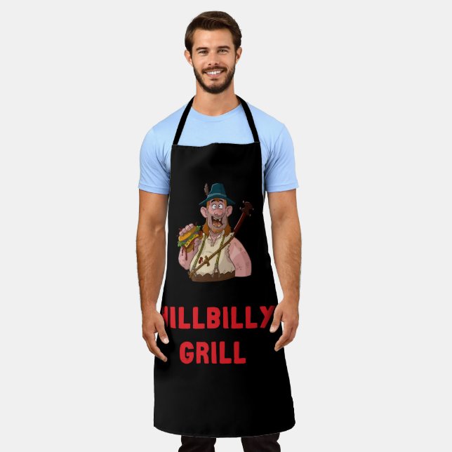 Super Cool HillBilly Grill Dänemark Schürze! Schürze (Getragen)