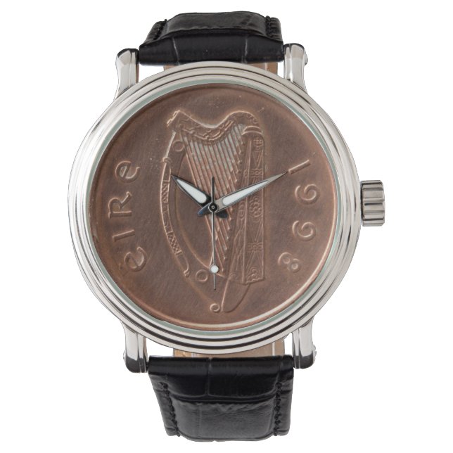 SUPER COOL IRISH COIN WATCH! ARMBANDUHR (Vorderseite)