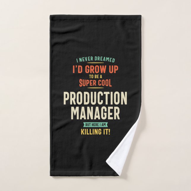Super Cool Production Manager Handtuch (Handtuch)