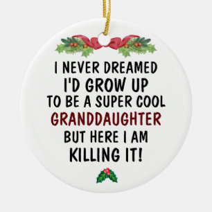 Super Coole Enkeltochter töten es und kundenspezif Keramik Ornament