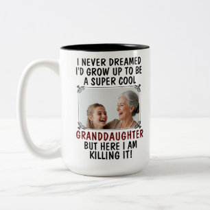 Super Coole Enkeltochter töten es und kundenspezif Zweifarbige Tasse