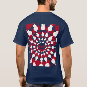 super coole Gitarrenrock-Briefmarke T-Shirt